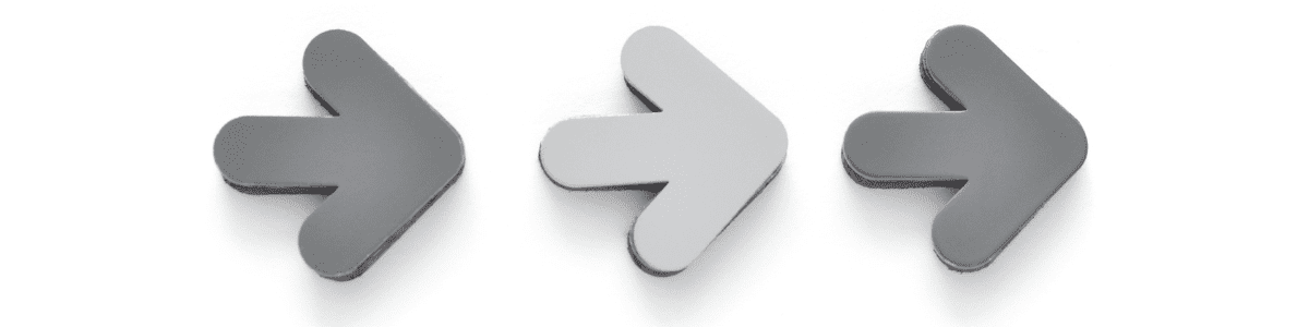 arrows pointing to right